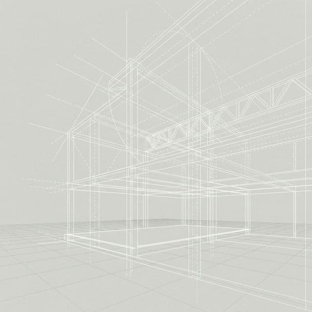 Abstract architectural backdrop