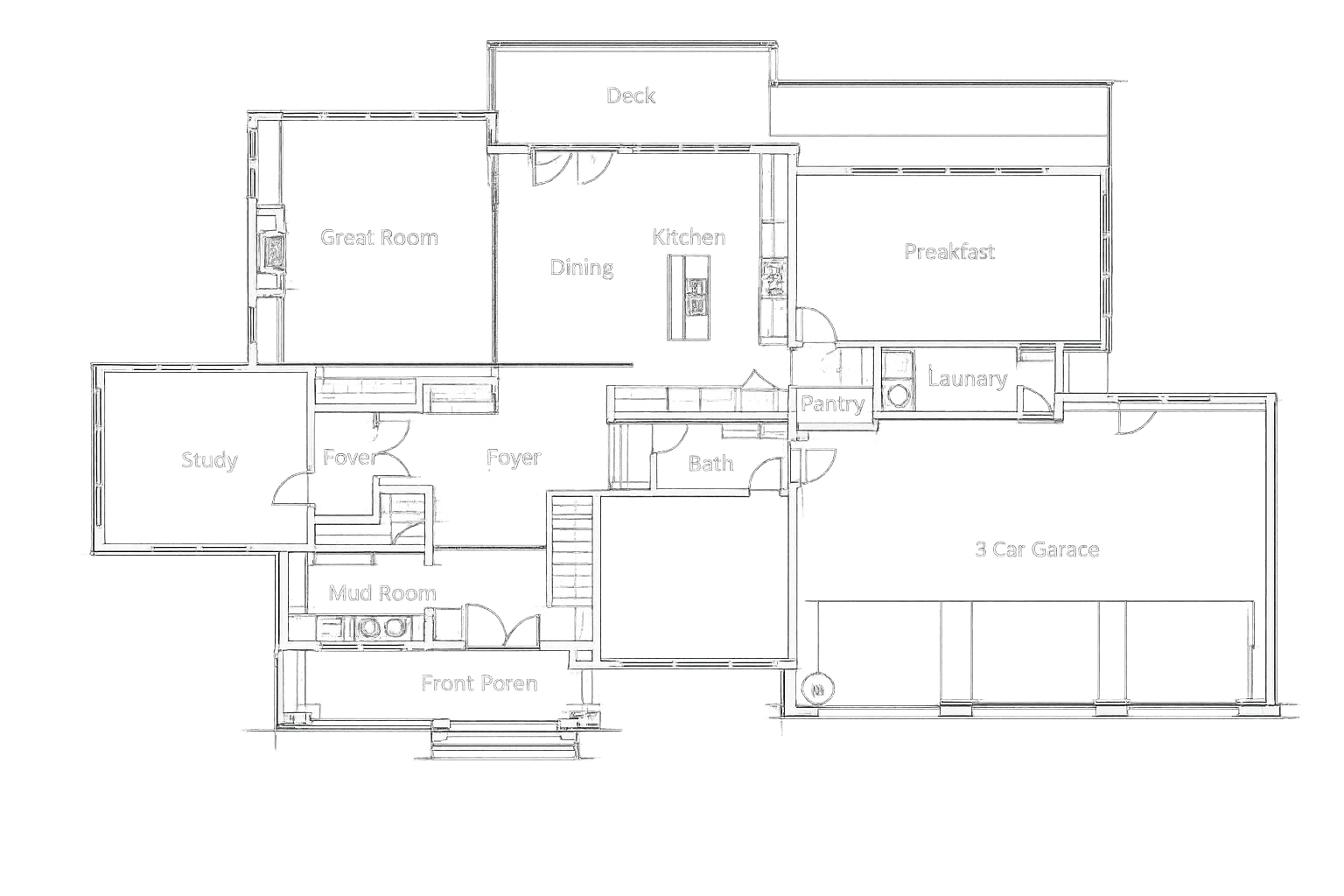 Architectural floor plan